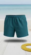 Tropical Teal swim trunks – quick-dry fabric